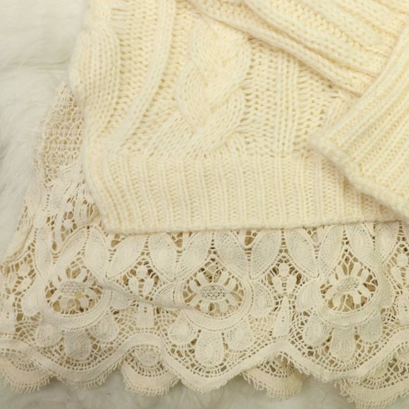 Off the Shoulder Rib Knit Sweater - Picture 2 of 3